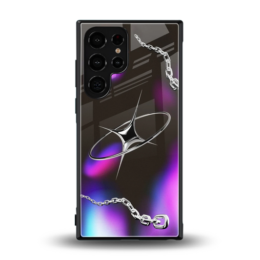 Star Luxe back phone cover | glass case for samsung galaxy s24 ultra