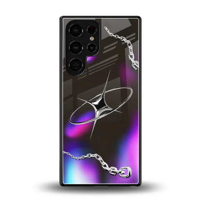 Star Luxe back phone cover | glass case for samsung galaxy s25 ultra
