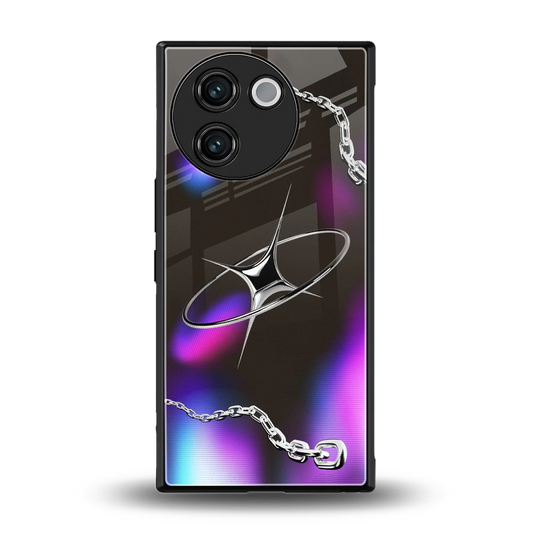 Star Luxe back phone cover | glass case for vivo v30e