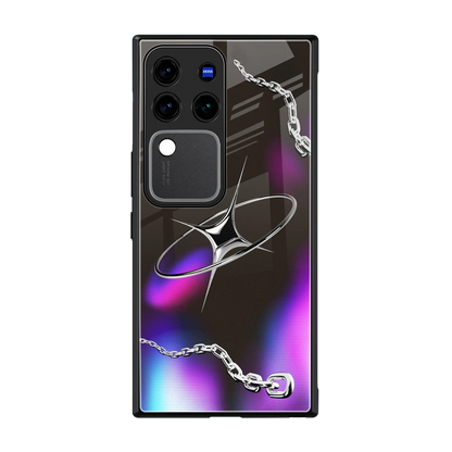 Star Luxe back phone cover | glass case forvivo v30 pro