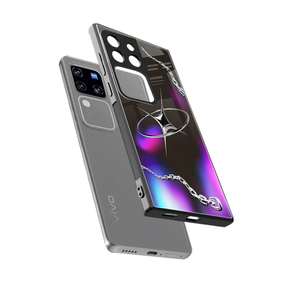 Star Luxe sleekvivo v30 pro cover with tempered glass back and TPU edges