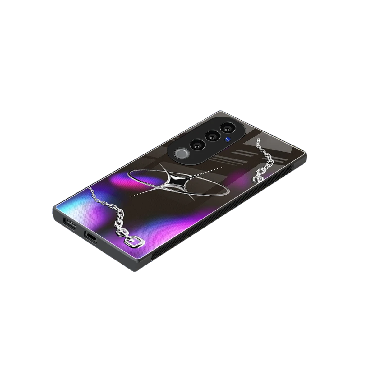 Star Luxe stylish phone case for vivo v40 pro | glossy glass and slim fit