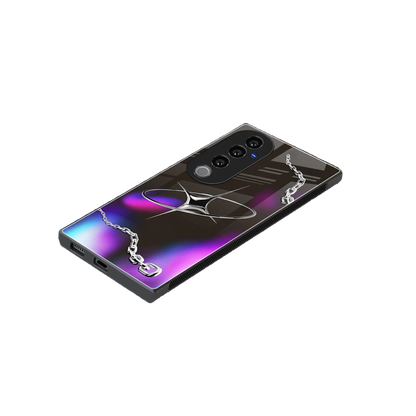 Star Luxe stylish phone case for vivo v40 pro | glossy glass and slim fit