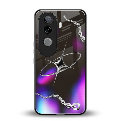 Star Luxe back phone cover | glass case for vivo v40e