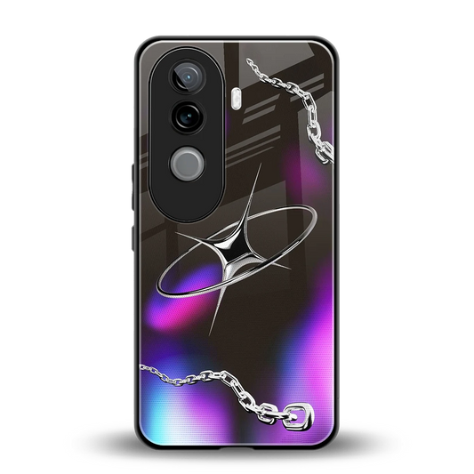 Star Luxe back phone cover | glass case for vivo v40e