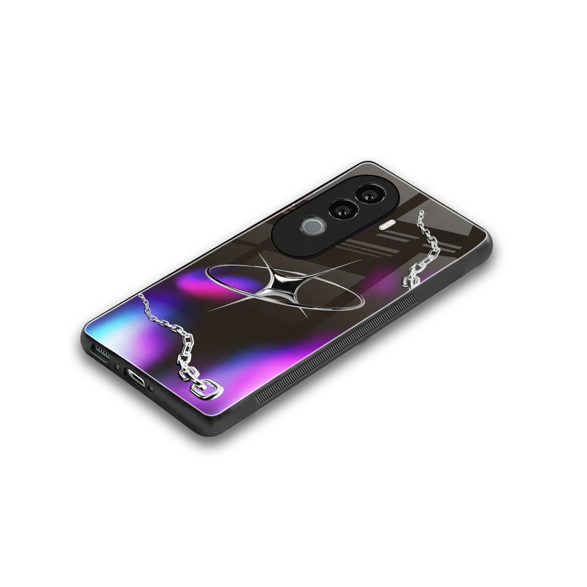 Star Luxe stylish phone case for vivo v40e | glossy glass and slim fit