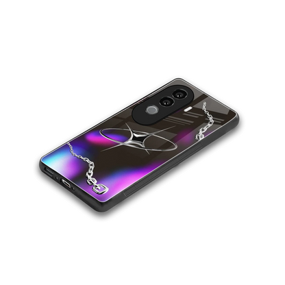 Star Luxe stylish phone case for vivo v40e | glossy glass and slim fit