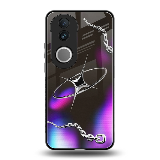 Star Luxe back phone cover | glass case for vivo v50