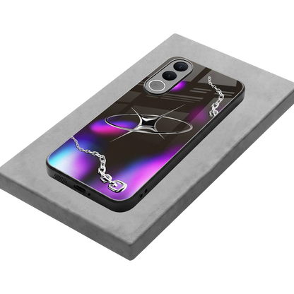 Star Luxe stylish phone case for vivo v70 fe | glossy glass and slim fit