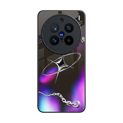 Star Luxe back phone cover | glass case for vivo x200 pro