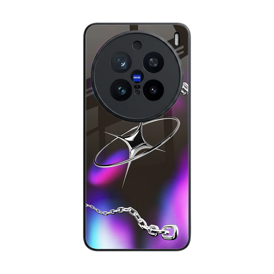 Star Luxe back phone cover | glass case for vivo x200 pro