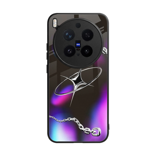Star Luxe back phone cover | glass case for vivo x300 pro