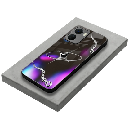 Star Luxe stylish phone case for vivo y16 | glossy glass and slim fit