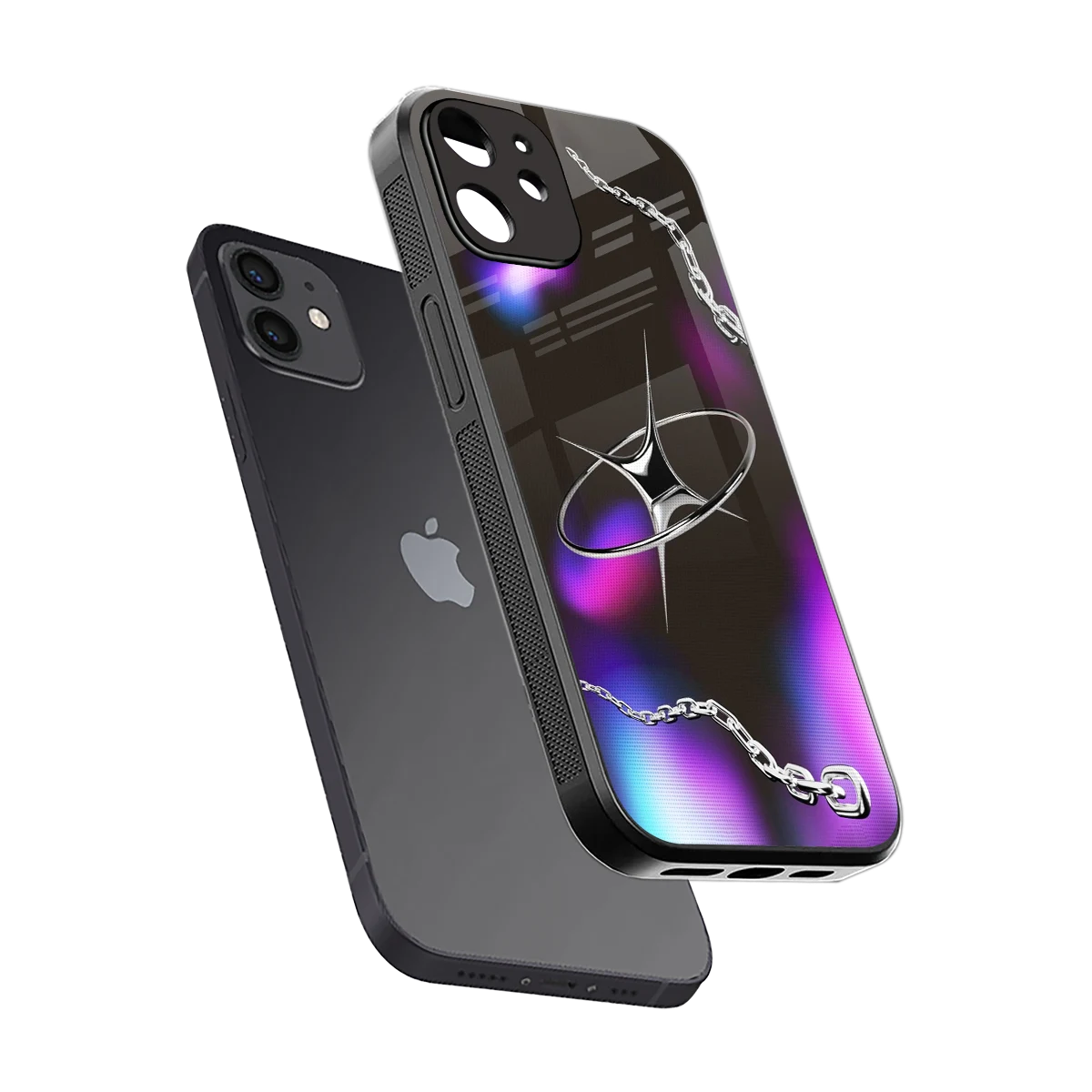 Star Luxe sleek iphone 11 cover with tempered glass back and TPU edges
