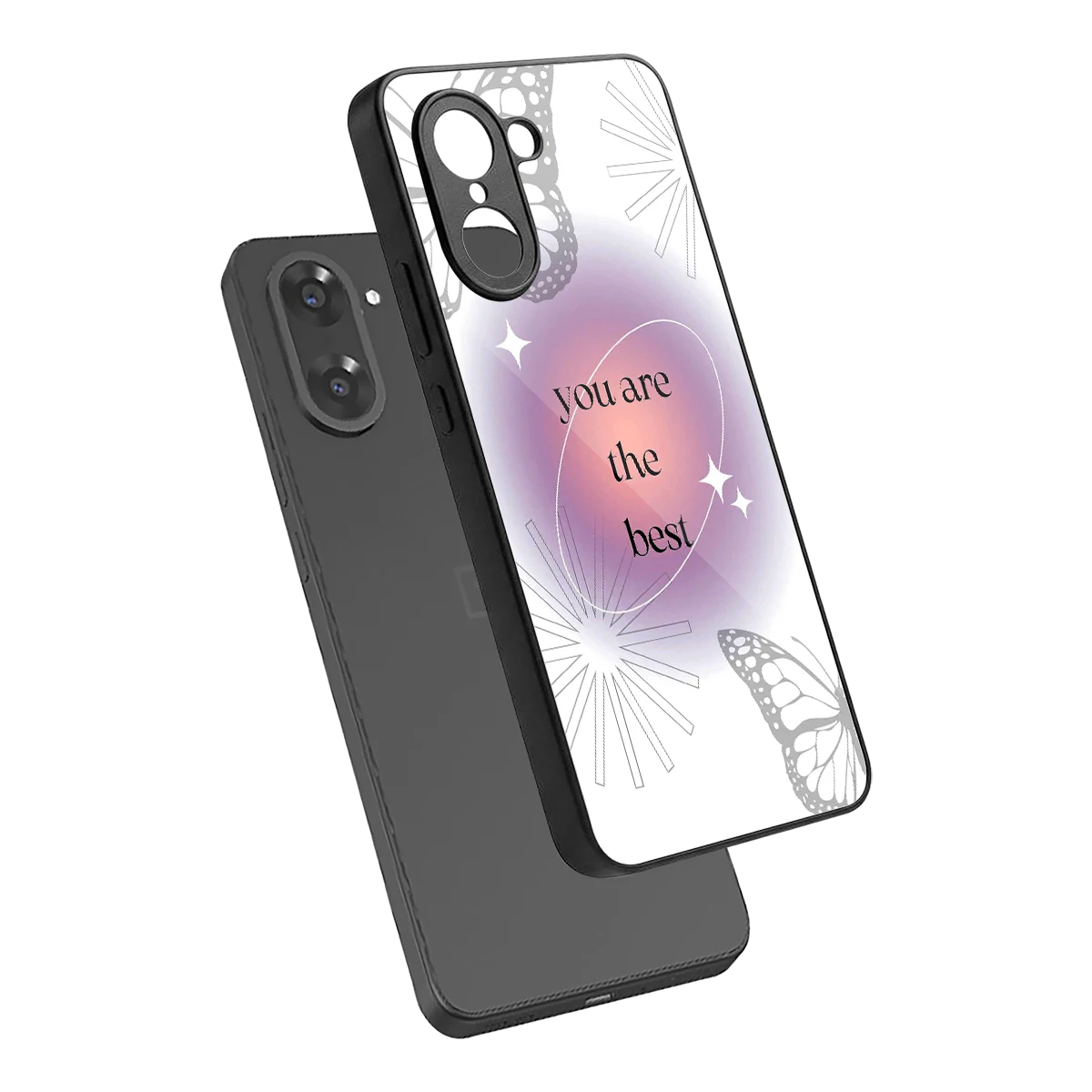 Star Power sleek oneplus nord ce5 5g cover with tempered glass back and TPU edges
