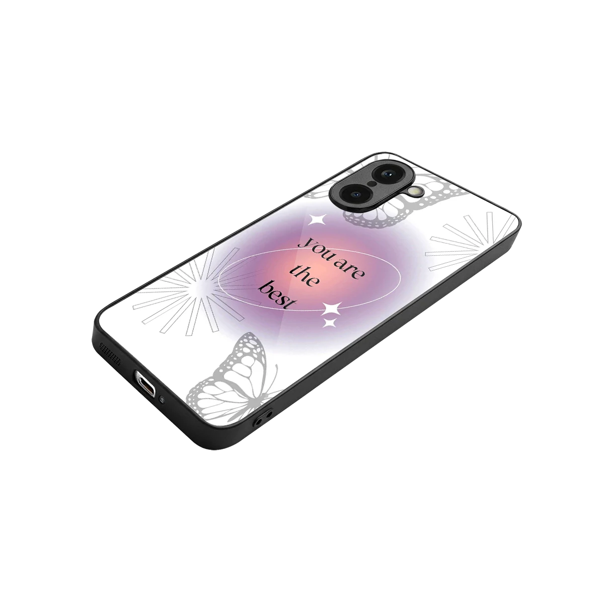 Star Power stylish phone case for oneplus nord ce5 5g | glossy glass and slim fit