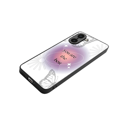 Star Power stylish phone case for oneplus nord ce5 5g | glossy glass and slim fit