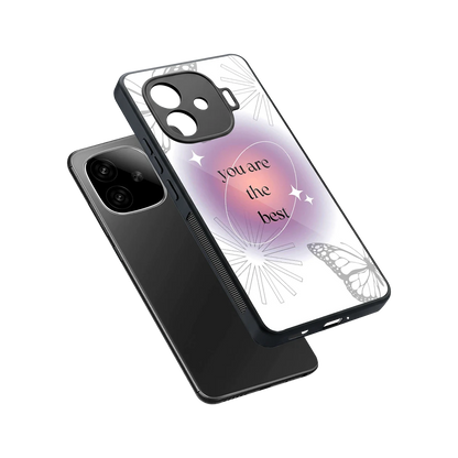 Star Power sleek iqoo neo 10r 5g cover with tempered glass back and TPU edges