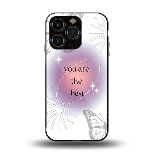 Star Power back phone cover | glass case for iphone 13 pro
