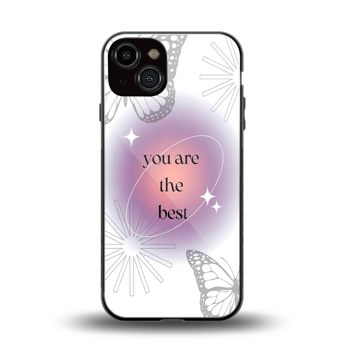 Star Power back phone cover | glass case for iphone 13