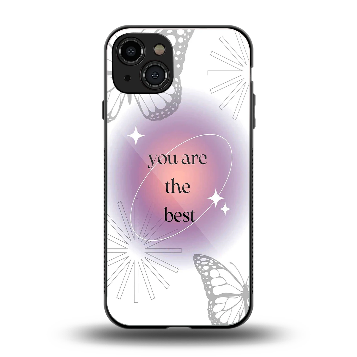 Star Power back phone cover | glass case for iphone 15