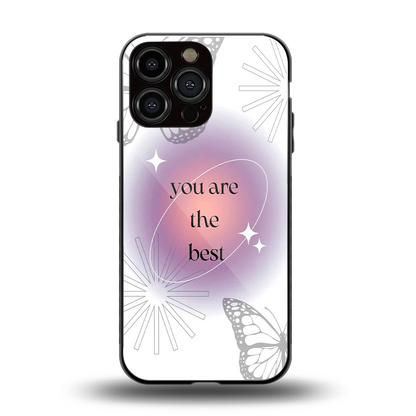Star Power back phone cover | glass case for iphone 16 pro max