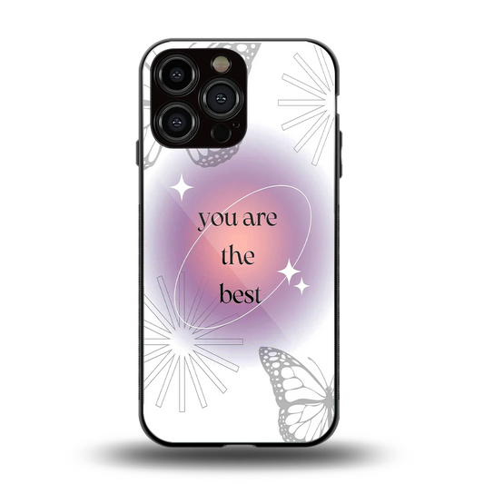 Star Power back phone cover | glass case for iphone 16 pro max