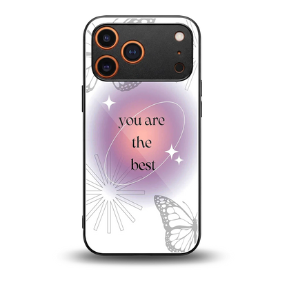 Star Power back phone cover | glass case for iphone 17 pro