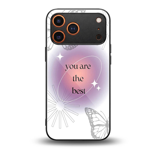 Star Power back phone cover | glass case for iphone 17 pro max