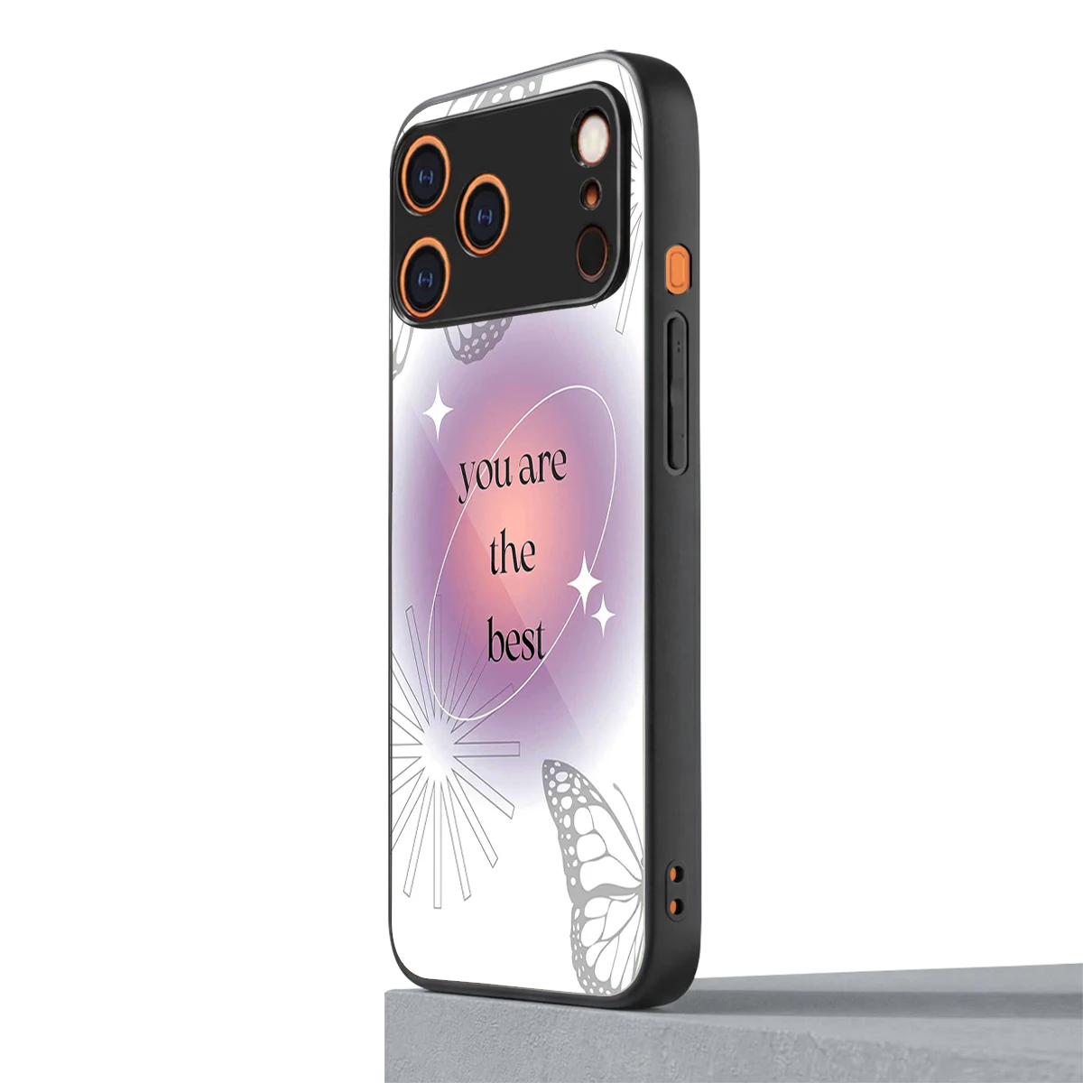 Star Power iphone 17 pro max mobile cover | shockproof glass phone case