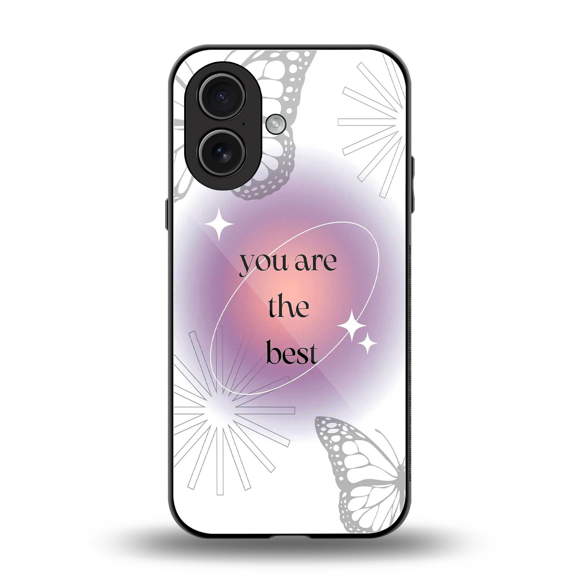 Star Power back phone cover | glass case for iphone 17