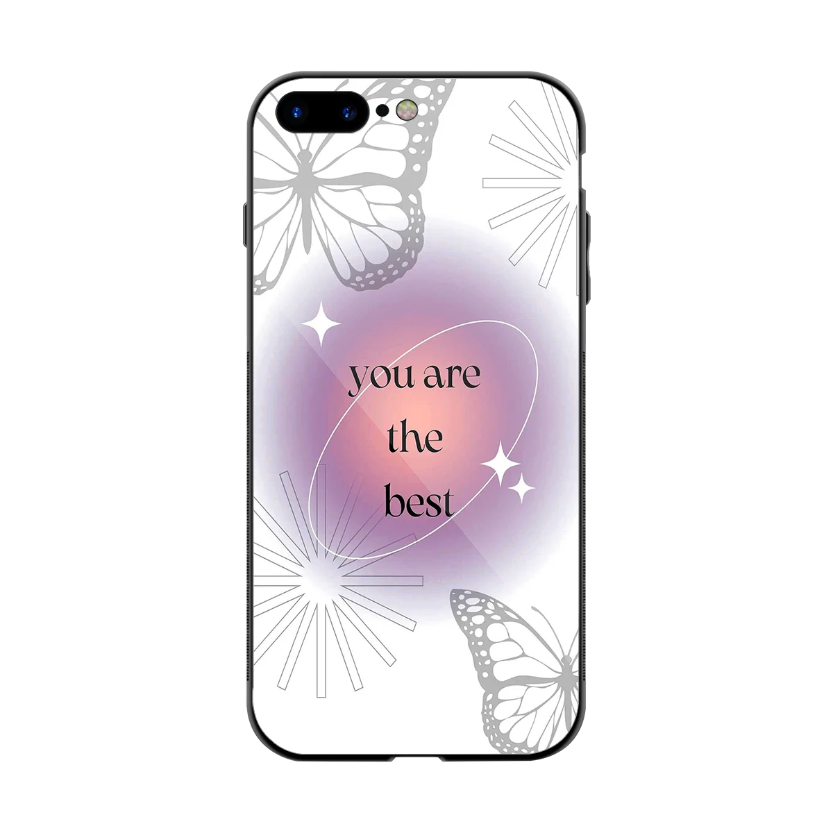 Star Power back phone cover | glass case for iphone 8 plus