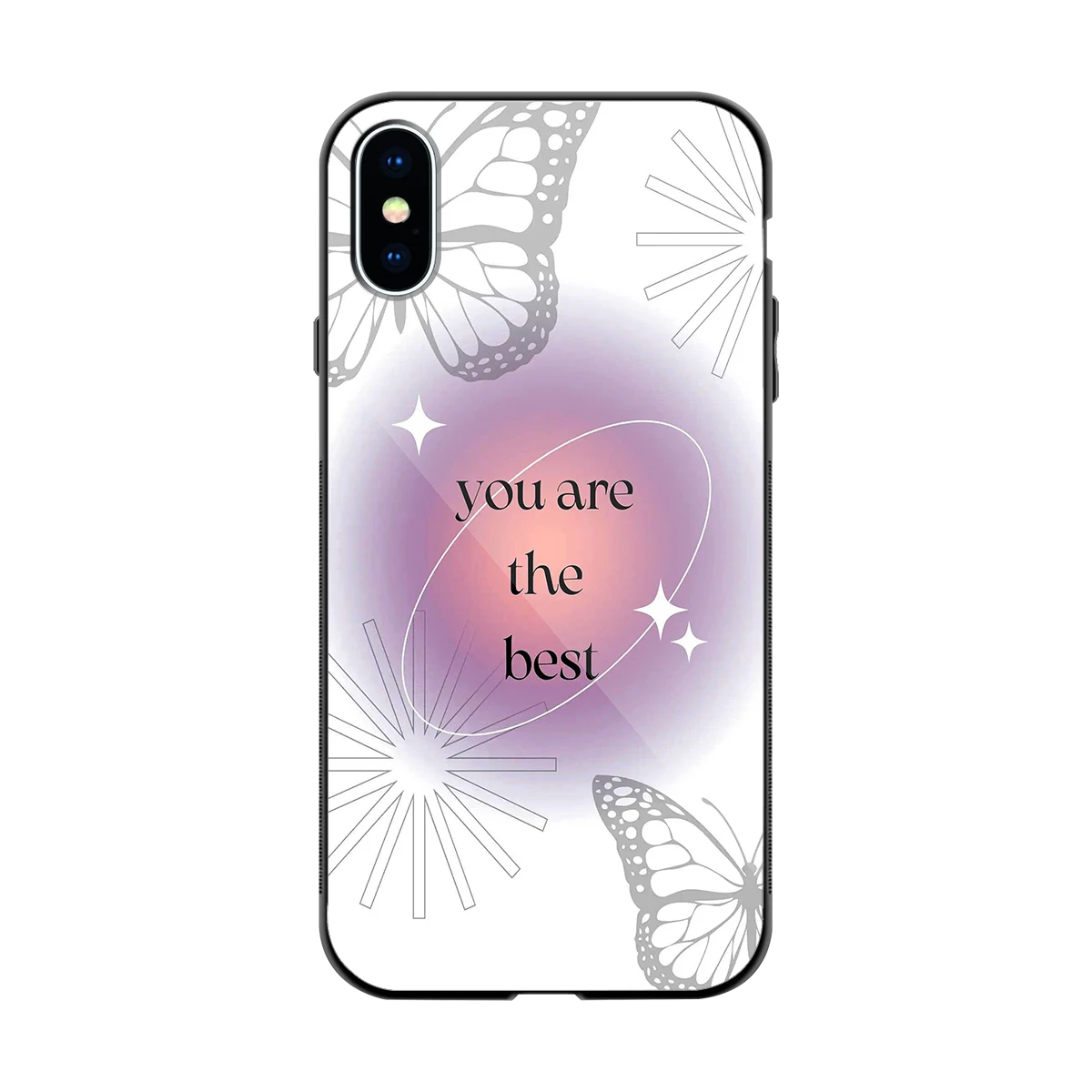 Star Power back phone cover | glass case for iphone xs