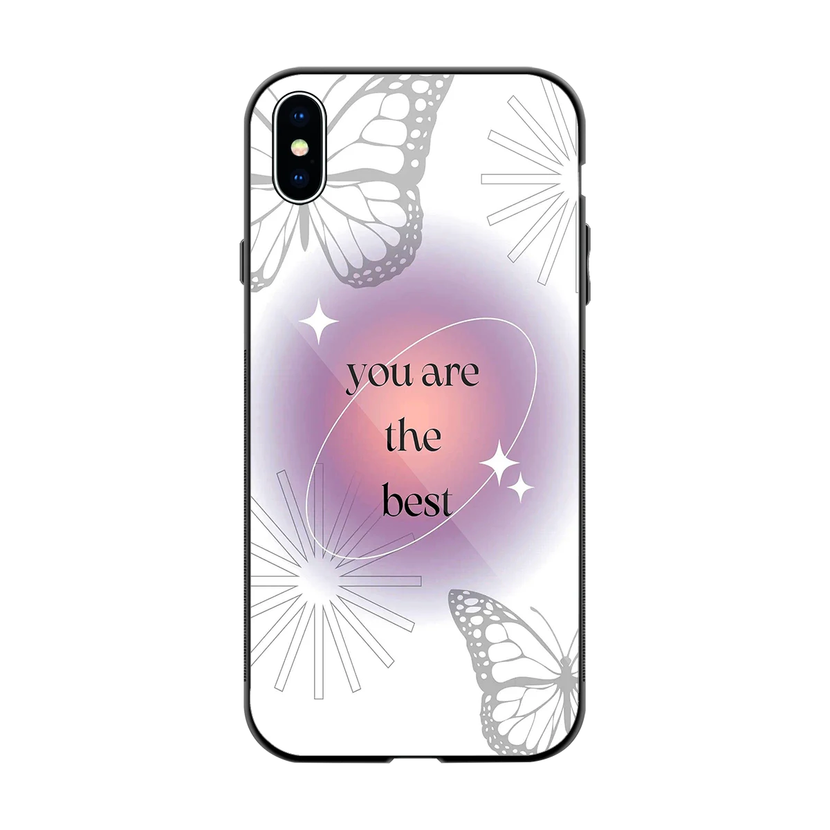 Star Power back phone cover | glass case for iphone xs max