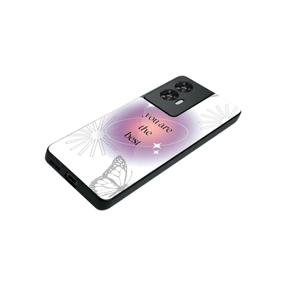 Star Power stylish phone case for motorola edge 50 fusion | glossy glass and slim fit