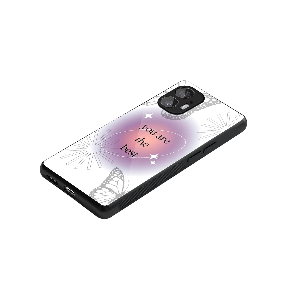 Star Power stylish phone case for nothing phone 2 | glossy glass and slim fit