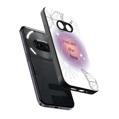 Star Power sleek nothing phone 2a cover with tempered glass back and TPU edges