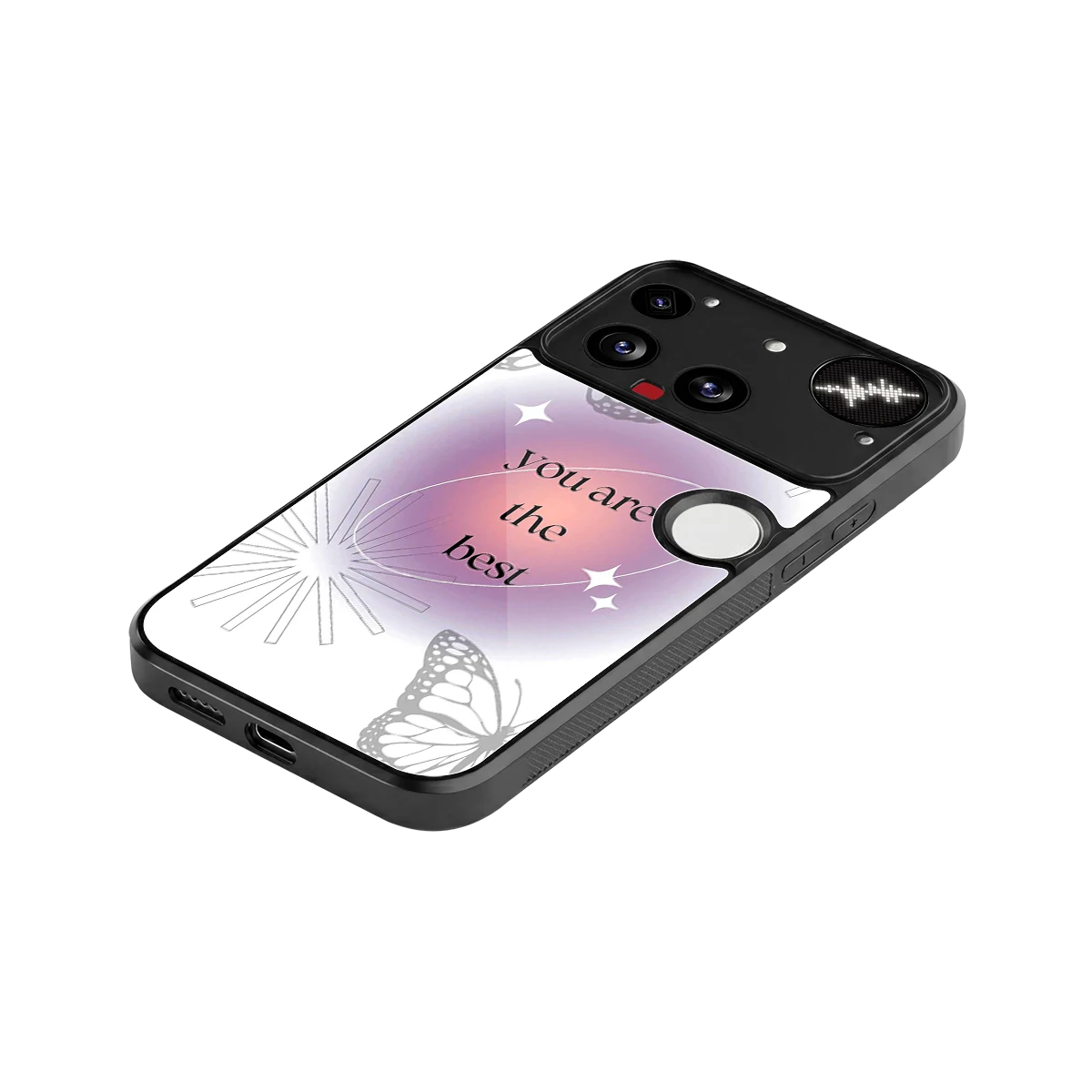 Star Power stylish phone case for nothing phone 3 | glossy glass and slim fit