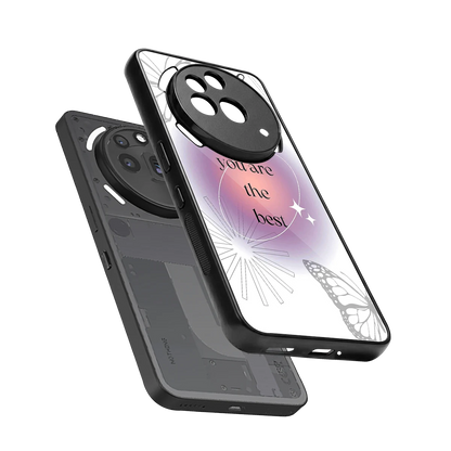 Star Power sleek nothing phone 3a pro cover with tempered glass back and TPU edges