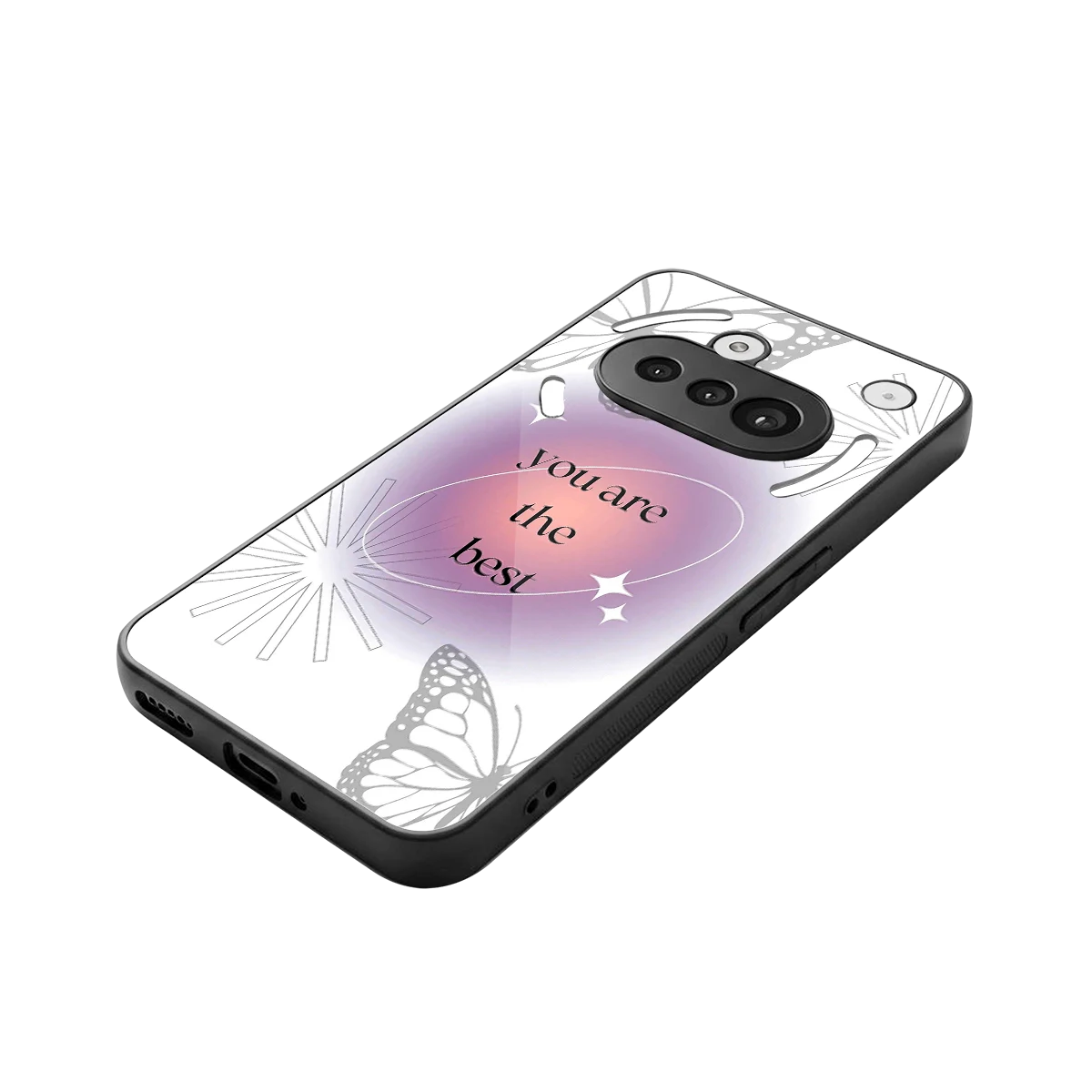 Star Power stylish phone case for nothing phone 3a | glossy glass and slim fit