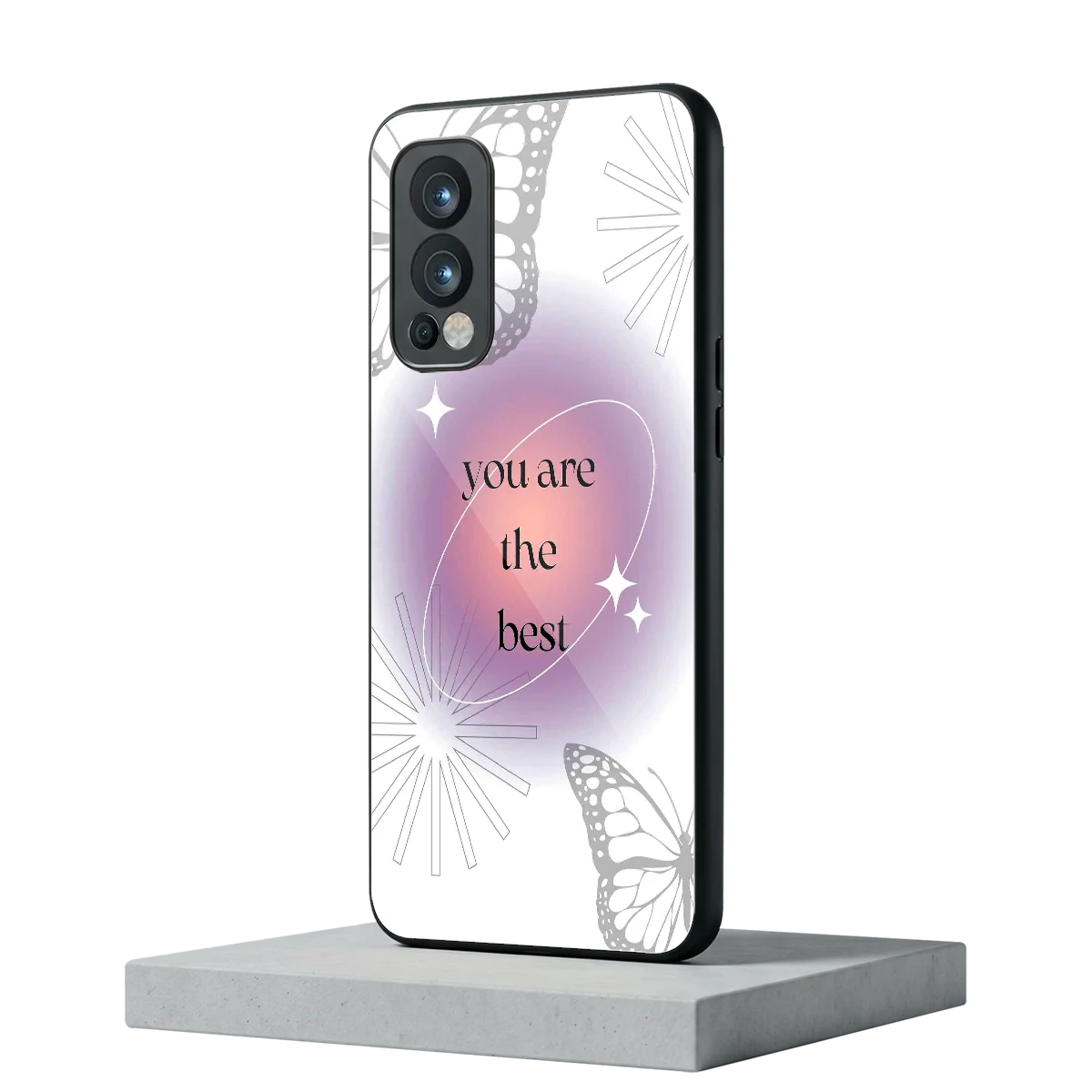 Star Power oneplus nord 2 mobile cover | shockproof glass phone case