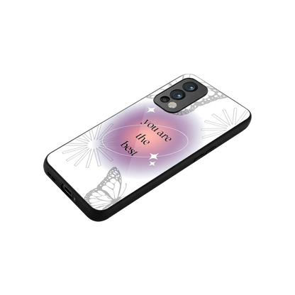 Star Power stylish phone case for oneplus nord 2 | glossy glass and slim fit