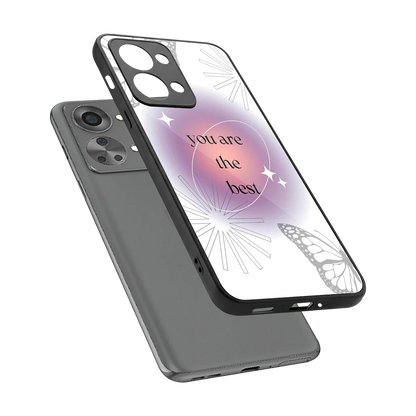 Star Power sleek oneplus nord 2t cover with tempered glass back and TPU edges