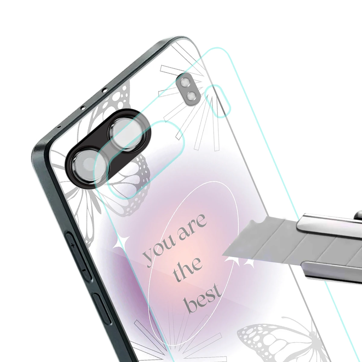 Star Power stylish phone case for oneplus nord 4 | glossy glass and slim fit