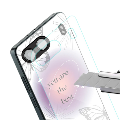Star Power stylish phone case for oneplus nord 4 | glossy glass and slim fit