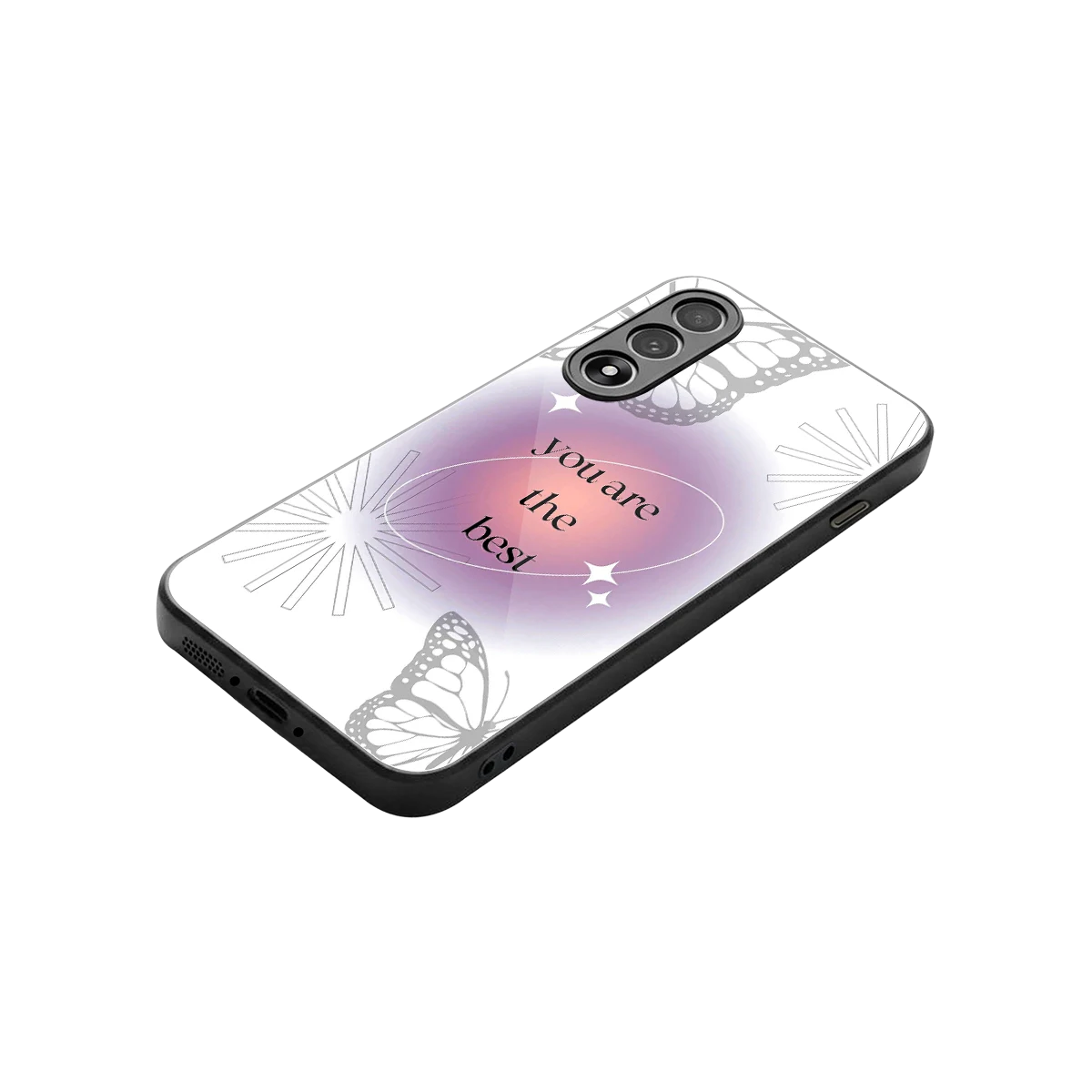 Star Power stylish phone case for oneplus nord 5 | glossy glass and slim fit