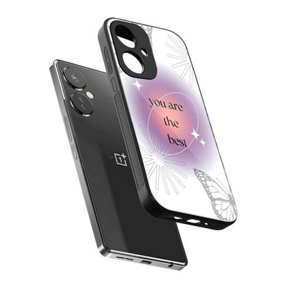Star Power sleek oneplus nord ce 3 cover with tempered glass back and TPU edges