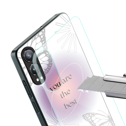Star Power stylish phone case for oneplus nord ce 4 lite | glossy glass and slim fit