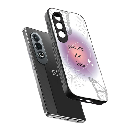 Star Power sleek oneplus nord ce 4 cover with tempered glass back and TPU edges