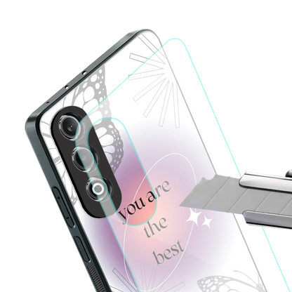 Star Power stylish phone case for oneplus nord ce 4 | glossy glass and slim fit